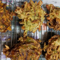 にっぺちゃん's cooksnap of when they made お弁当に★ちくわと玉ねぎの磯辺かき揚げ.