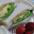 あやmamaaちゃん's cooksnap of when they made いつもと違～う♬たまごサンド♡.