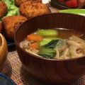よーしー☆'s cooksnap of when they made 青梗菜とワンタンのスープそぼろ.