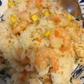 んりおか's cooksnap of when they made 簡単エビピラフ・本格的.