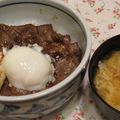 youtapapa's cooksnap of when they made ガッツリ系！＊焼き肉丼×溶きたまスープ＊.