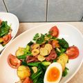 マコミコ's cooksnap of when they made サラダほうれん草とベーコンのサラダ.