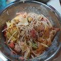 ♬あじさいのレシピ♬'s cooksnap of when they made ＋1品 パプリカ、モヤシのごま油サラダ.