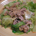 ☆kano☆'s cooksnap of when they made 豚とレタスのオイマヨ炒め♪.