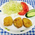 ととろ＆めい's cooksnap of when they made サクッふわっ豚しゃぶ肉で一口トンカツ.