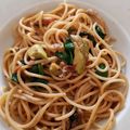 ねこぐらし's cooksnap of when they made ほうれん草とエリンギベーコンパスタ.