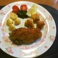 ブランディ's cooksnap of when they made チーズほうれん草 チキンカツ.