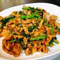 くまえる's cooksnap of when they made 菜の花と豚肉の味噌マヨ丼.