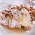 こ リらっくマ's cooksnap of when they made 白菜豚バラ肉どうふ.