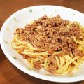 ペコリーナの台所's cooksnap of when they made チューちゃんの肉みそとねぎde和風パスタ.