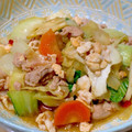 clover2's cooksnap of when they made 豚肉とチンゲンサイと卵の炒め物★.