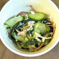 smeeeeee's cooksnap of when they made 胡瓜とワカメの酢の物 (三杯酢の作り方).