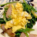 マカロニグリとぐら's cooksnap of when they made ほうれん草の玉子炒め.