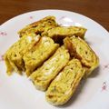 麻's cooksnap of when they made お弁当に♪磯の香りふわん青のり入り卵焼き.