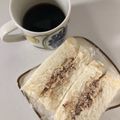 cocolatte♪'s cooksnap of when they made サバ缶汁ごとサンドイッチ♡.