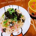 向日葵nyanko♪'s cooksnap of when they made 一人ランチに＊納豆とたらこと水菜のパスタ.