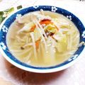 旦那は皿洗い's cooksnap of when they made 1日分の野菜入り☆ちゃんぽんスープ.