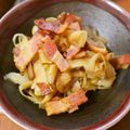 ＊実月＊'s cooksnap of when they made 大根とベーコンのパスタ風＊味噌バター炒め.