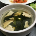 ☆GSSQHY☆'s cooksnap of when they made 簡単！しいたけとわかめのコンソメスープ.