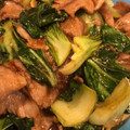 y_u♡'s cooksnap of when they made 豚肉と青梗菜のオイスターソース炒め.