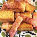 YUKIKI☆'s cooksnap of when they made 簡単♪ベーコンと厚揚げのバター醤油炒め.