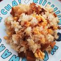 ★あらちゃん★'s cooksnap of when they made チャーシューチャーハン.