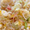 ♪♪おと♪♪'s cooksnap of when they made レタスとカニカマのチャーハン.