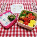 にゃにゃ☆☆☆'s cooksnap of when they made ★お弁当にかにかまdeハート❤　*Ｙｍ*.