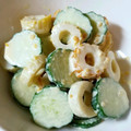 ＊キーツニャン＊'s cooksnap of when they made ✿ちくわときゅうりの味噌マヨ和え✿.