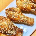 ＊かずお＊'s cooksnap of when they made カリッとジューシー♪鶏手羽の甘辛揚げ★.