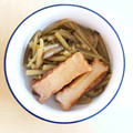 Mihen's cooksnap of when they made ふきとさつま揚げの炒め煮.
