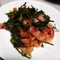 4double5's cooksnap of when they made ☆今が旬☆アレッタとベーコンのマヨソテー.