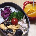 わたしの地味弁当's cooksnap of when they made キクラゲ・卵・豚肉の炒め物.