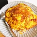 ゆうちゃん❗'s cooksnap of when they made 卵１個ＤＥ半熟チーズオムライス.