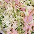 サバ先生's cooksnap of when they made 超楽々 ハムサラダ #1 作ります.