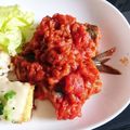 ○△□☆♡'s cooksnap of when they made サンマのイタリアントマト煮込み.