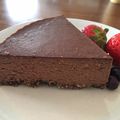 colomalu's cooksnap of when they made ほんとに簡単。濃厚な生チョコチーズケーキ.