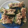 にわたん's cooksnap of when they made 和風ピーマンの肉詰(大豆ミート).