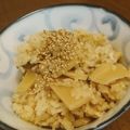 和着付教室みほり's cooksnap of when they made 春の味♪たけのこご飯.