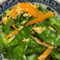 さこあ's cooksnap of when they made 簡単絹さやの玉子とじ.