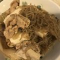 LAHAINAママ's cooksnap of when they made 余ったすき焼きのタレで！肉豆腐♪.