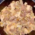 クックSWE4NX☆'s cooksnap of when they made キャベツと豚肉、タケノコの炒め物.