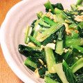 mikkusan's cooksnap of when they made 小松菜と卵のマヨネーズ炒め.