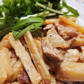 monjimari's cooksnap of when they made 豚ロースとじゃがいもの照りマヨ炒め.