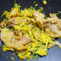 クック8D0BQL☆'s cooksnap of when they made 豆苗と豚ロースと卵の炒め★調味料マヨのみ.