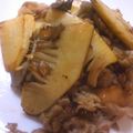 sonop's cooksnap of when they made ☆たけのこと豚肉のカリカリ炒め☆.