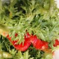 ぽけじん's cooksnap of when they made わさび菜とトマトのサラダ.