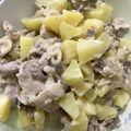 nessa1's cooksnap of when they made 新じゃがと豚肉の柚子胡椒マヨソテー.