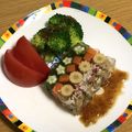 ぽっちゃんぴょん's cooksnap of when they made ☆簡単☆野菜と海の幸のテリーヌ.
