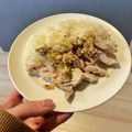 クックLS35WB☆'s cooksnap of when they made エスニックチキンライス(シンガポール風).